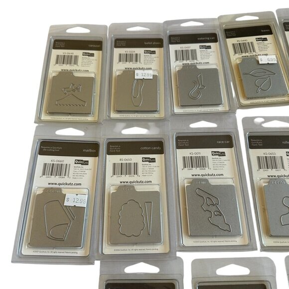 QuickKutz Dies for Hand Tool 13 Different Dies Scrapbooking New in Package - Picture 8 of 10